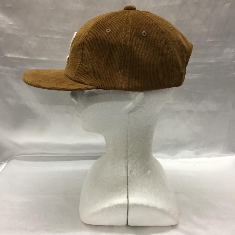 エカル EKAL 帽子 キャップ FE07-1CU003 コーデュロイ ロゴ、文字 茶 / ブラウン /  メンズ USED 古着 中古 10120015