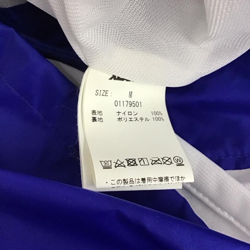 エクストララージ XLARGE ジャケット、上着 ジャケット、ブレザー ナイロンジャケット カラージャケット 前ボタンジャケット M ロゴ、文字 青 / ブルー /  メンズ USED 古着 中古 10123886