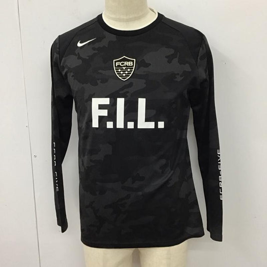 エフシーレアルブリストル F.C.Real Bristol カットソー 長袖 335132-010 CRB×FragmentDesign×FIL コラボ 長袖カットソー S ロゴ、文字 黒 / ブラック /  メンズ USED 古着 中古 10114708