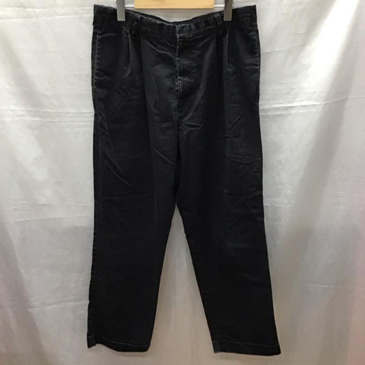 ドッカーズ DOCKERS パンツ ワークパンツ、ペインターパンツ ワイド 34 無地 黒 / ブラック /  メンズ USED 古着 中古 10118537