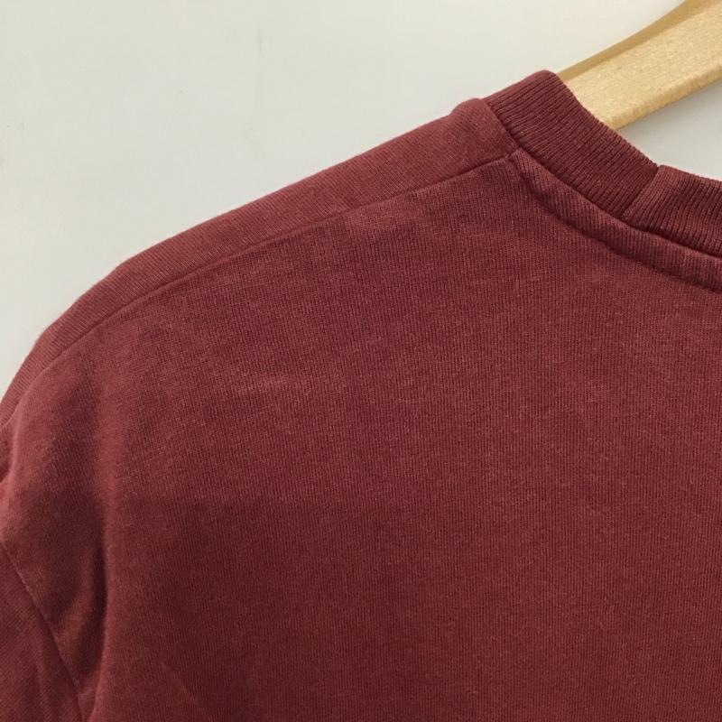 ディーゼル DIESEL Tシャツ 半袖 半袖カットソー プリントTシャツ クルーネックカットソー L プリント えんじ / ワインレッド /  メンズ USED 古着 中古 10134923