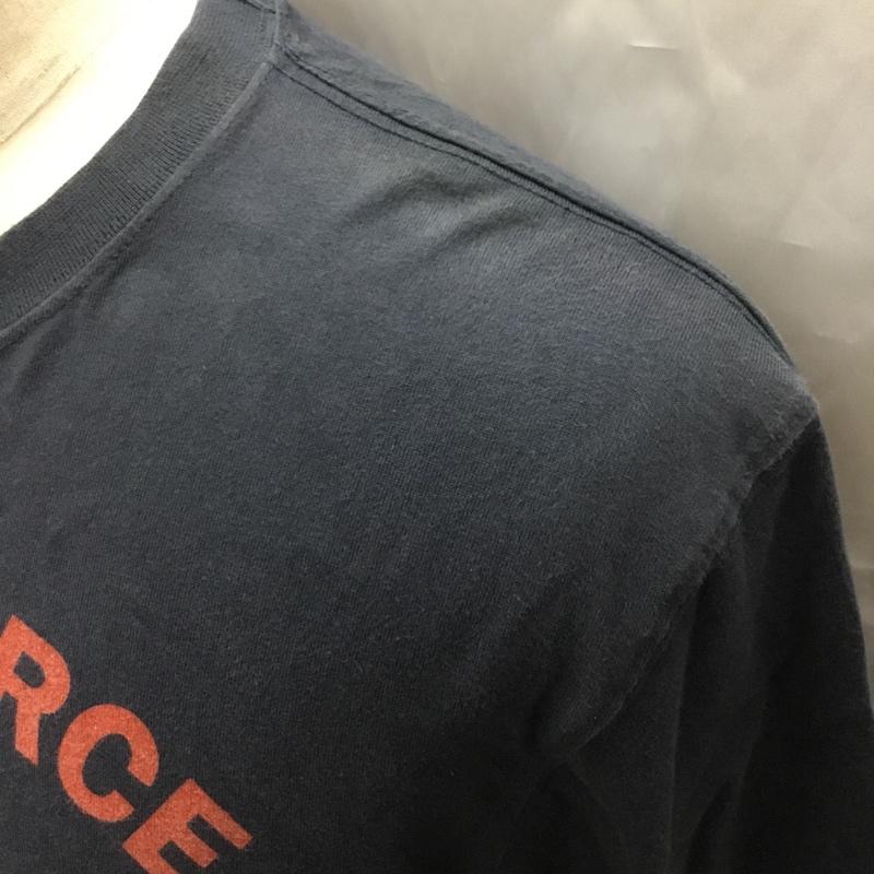 テッドマン TEDMAN カットソー 長袖 長袖カットソー クルーネックカットソー ロングスリーブカットソー プリントTシャツ 44 プリント 紺 / ネイビー /  メンズ USED 古着 中古 10112296