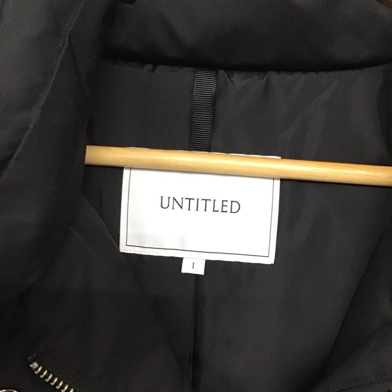 アンタイトル UNTITLED ジャケット、上着 ジャンパー、ブルゾン ジップアップジャケット ロングジャケット アウター 1 無地 黒 / ブラック /  レディース USED 古着 中古 10142647