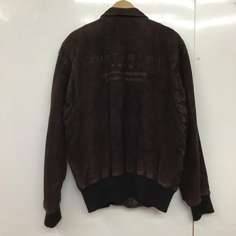 メンズビギ MEN S BIGI ジャケット、上着 ジャンパー、ブルゾン ジップアップジャケット アウター 古着 80s L 無地 茶 / ブラウン /  メンズ USED 古着 中古 10144447