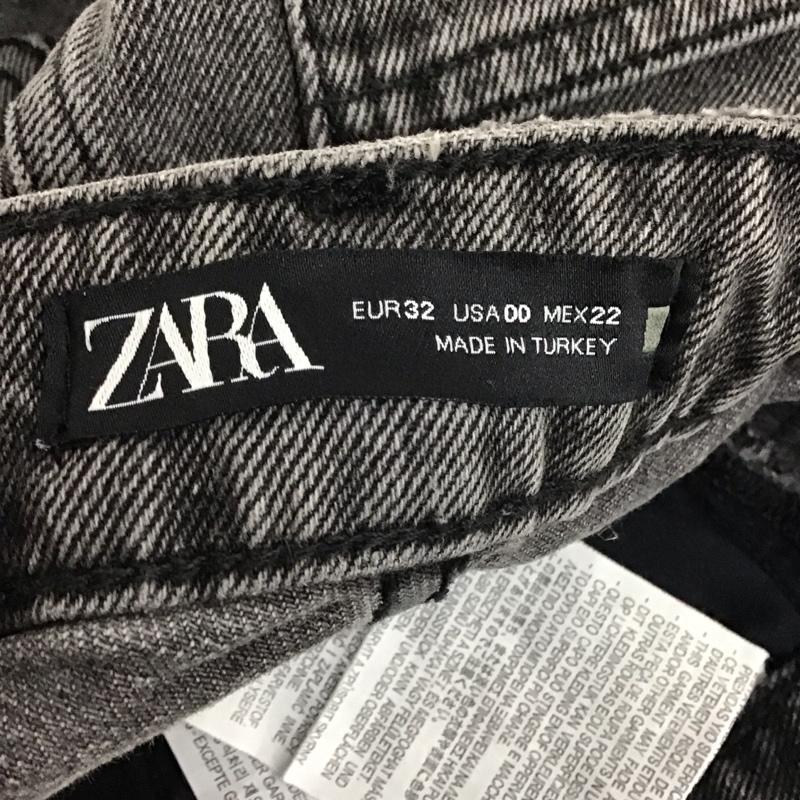 ザラ ZARA パンツ デニム、ジーンズ デニムパンツ スリムパンツ ストレッチパンツ ジーンズ 32インチ 無地 黒 / ブラック /  レディース USED 古着 中古 10122406