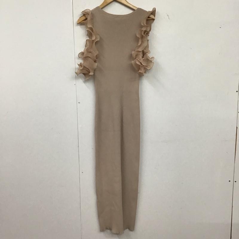 スナイデル SNIDEL ワンピース ロングスカート ノースリーブニットワンピース レース リブニットワンピース ONE SIZE 無地 マルチカラー / マルチカラー /  レディース USED 古着 中古 10143583