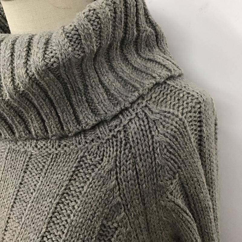 アーバンリサーチ URBAN RESEARCH ニット、セーター 長袖 ｗｈ87-22ｎ035 ハイネックニット FREE 無地 灰 / グレー /  レディース USED 古着 中古 10121354