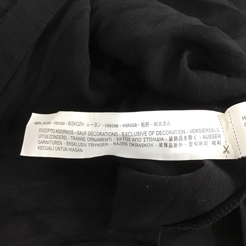 ザラベーシック ZARA BASIC シャツ、ブラウス 長袖 XS 無地 黒 / ブラック /  レディース USED 古着 中古 10139377