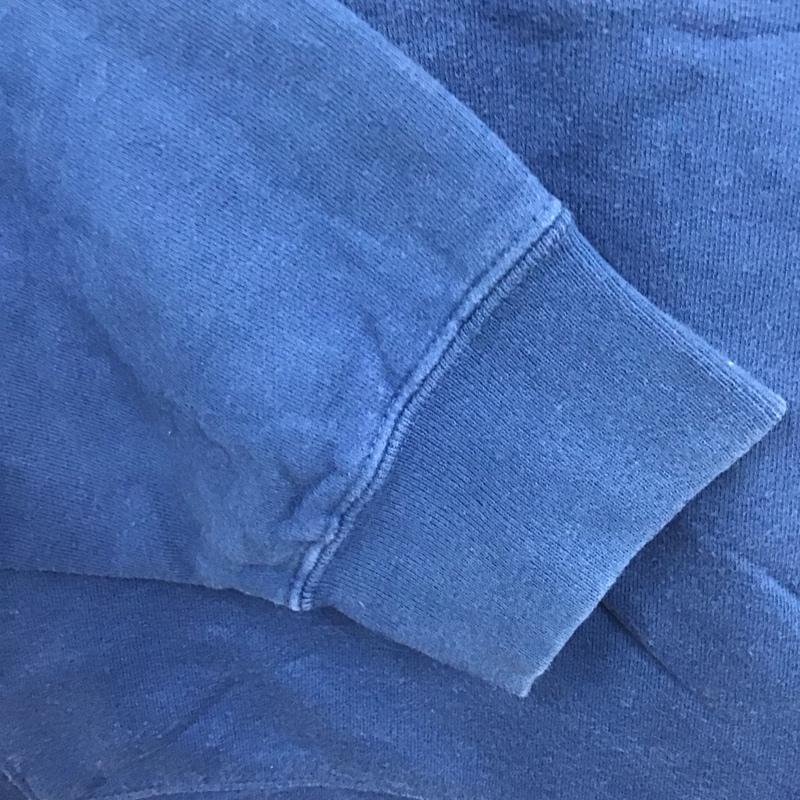 グッドオン Good On パーカー 長袖 ハーフジップ L 無地 青 / ブルー /  メンズ USED 古着 中古 10108093