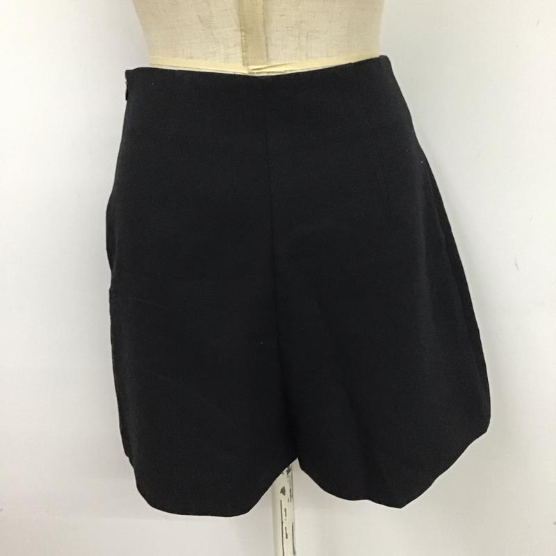 ザラ ZARA パンツ ショートパンツ ショートパンツ ハーフパンツ カジュアルパンツ XS 無地 黒 / ブラック /  レディース USED 古着 中古 10117929