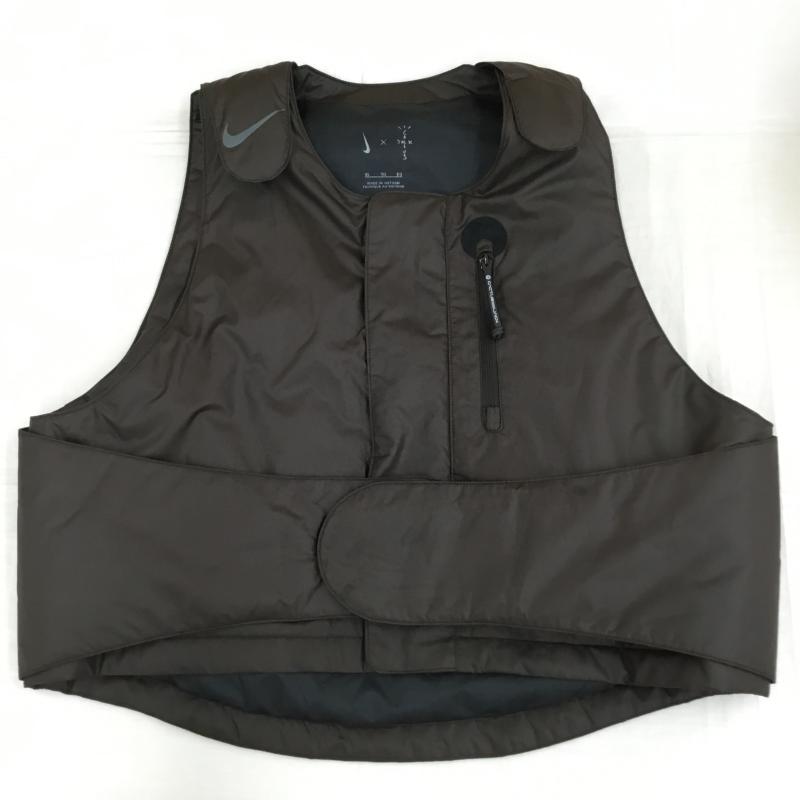 ナイキ NIKE ジャケット、上着 ダウンベスト DM1278-220 ポリエステル　トラヴィススコット XL 無地 茶 / ブラウン /  メンズ USED 古着 中古 10139262