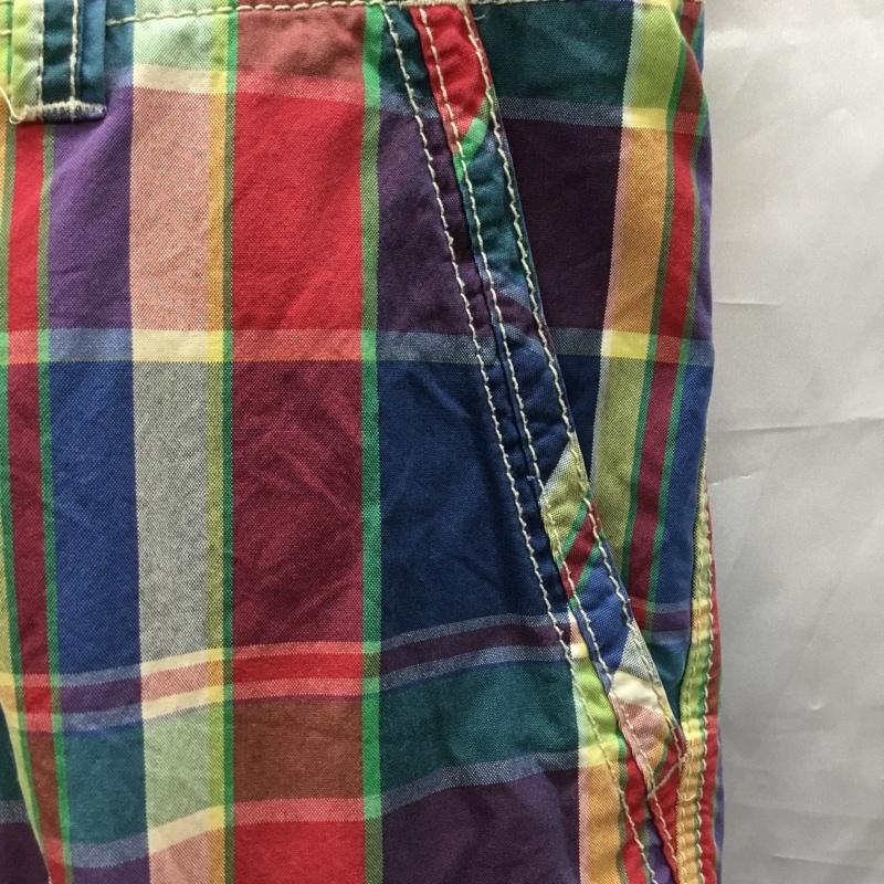 トミーヒルフィガー TOMMY HILFIGER パンツ ショートパンツ カーゴパンツ 34 チェック マルチカラー / マルチカラー /  メンズ USED 古着 中古 10118931