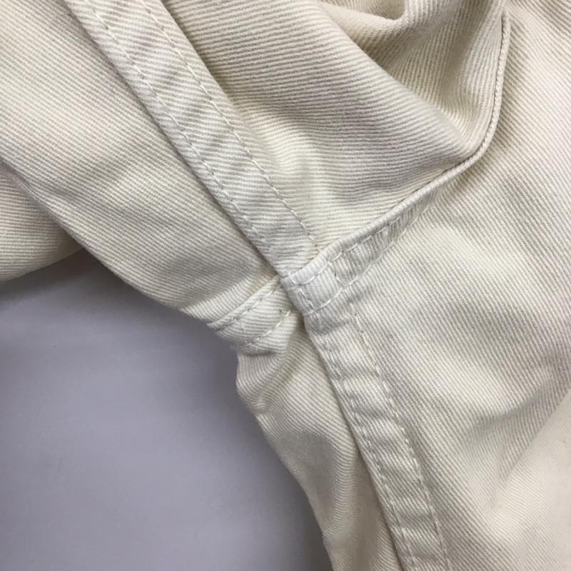ザラ ZARA パンツ ワークパンツ、ペインターパンツ 5520 225 712 フルレングス 無地 アイボリー / アイボリー /  レディース USED 古着 中古 10129194