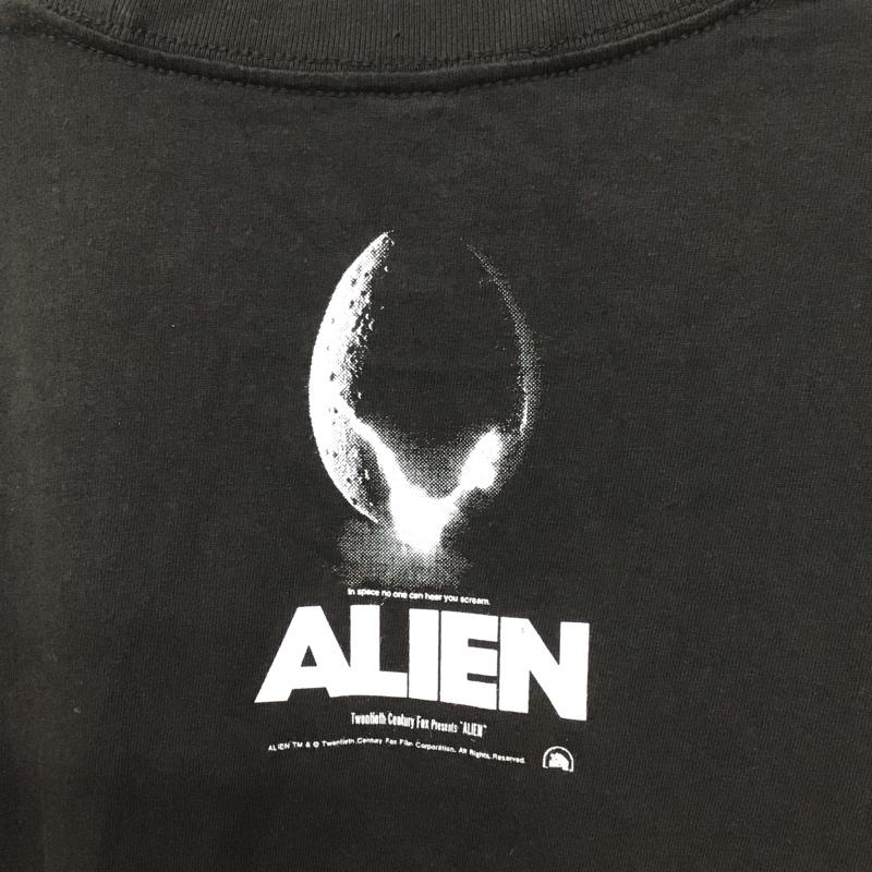 エイリアン ALIEN Tシャツ 半袖 半袖カットソー プリントTシャツ クルーネックカットソー XL プリント 黒 / ブラック /  メンズ USED 古着 中古 10130113
