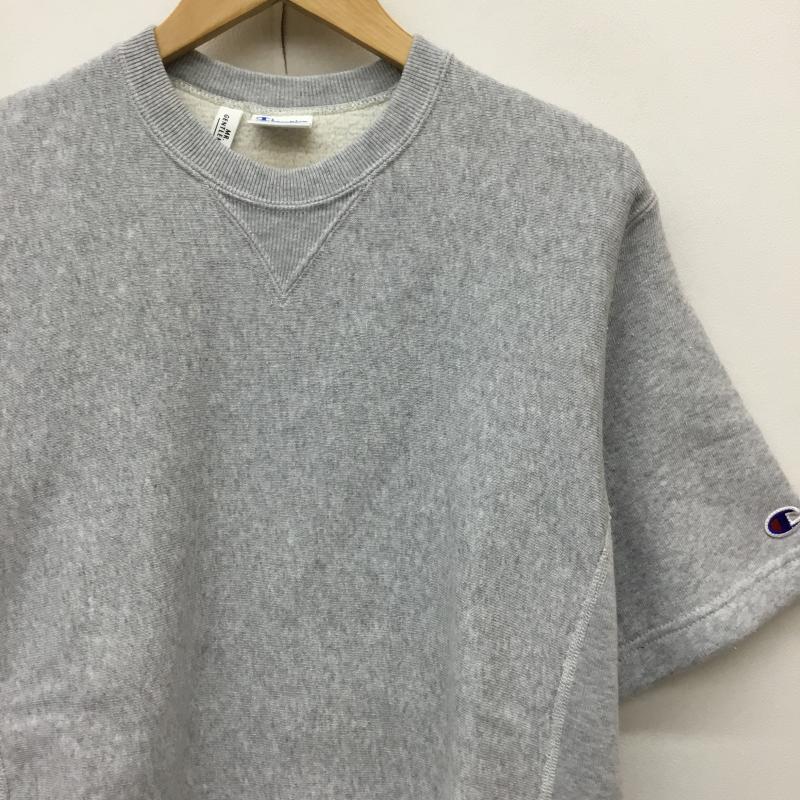 チャンピオン Champion トレーナー 半袖 C8-F002 M 無地 灰 / グレー /  メンズ USED 古着 中古 10140934
