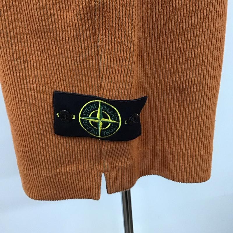 ストーンアイランド STONE ISLAND パンツ ショートパンツ ショートパンツ ハーフパンツ カジュアルパンツ M ストライプ 橙 / オレンジ /  メンズ USED 古着 中古 10116624