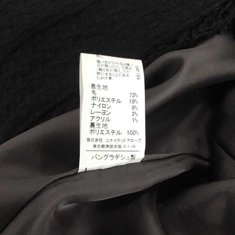 グリーンレーベルリラクシング green label relaxing ジャケット、上着 ジャケット、ブレザー カジュアルジャケット アウター ショートジャケット 38 総柄 黒 / ブラック /  レディース USED 古着 中古 10145430