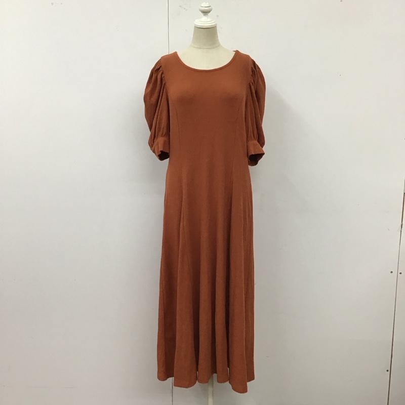 アルシーヴ archives ワンピース ロングスカート 無地 茶 / ブラウン /  レディース USED 古着 中古 10121190