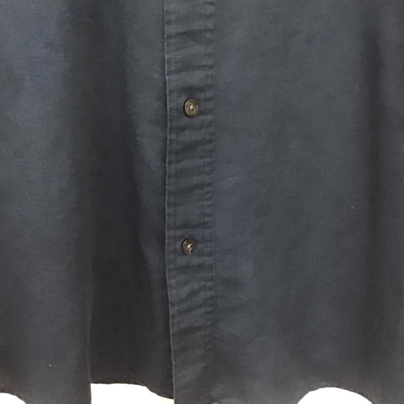 チャップス CHAPS シャツ、ブラウス 半袖 半袖シャツ 無地シャツ ボタンダウンシャツ XL 無地 紺 / ネイビー /  メンズ USED 古着 中古 10141906