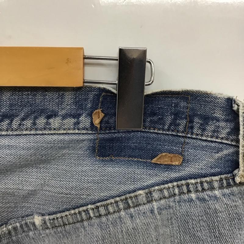 リーバイス Levi s パンツ デニム、ジーンズ 66 前期 デニムパンツ ヴィンテージ 古着 70s 40インチ ダメージ加工 インディゴ / インディゴ /  メンズ USED 古着 中古 10119546