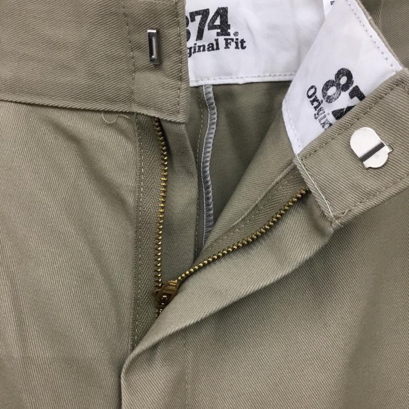 ディッキーズ Dickies パンツ ショートパンツ P387192 Original Fit 874 ワークパンツ 無地 ベージュ / ベージュ /  メンズ USED 古着 中古 10115646