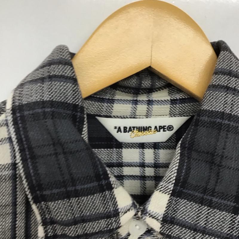 アベイシングエイプ A BATHING APE シャツ、ブラウス 長袖 長袖シャツ チェックシャツ カラーシャツ M チェック マルチカラー / マルチカラー /  メンズ USED 古着 中古 10143373