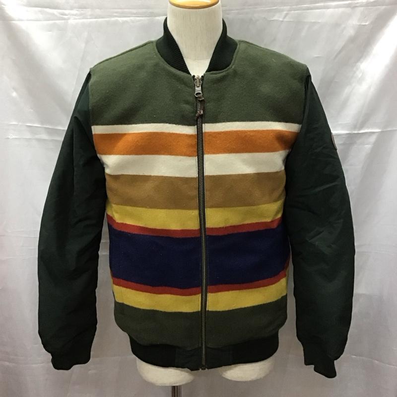 エディーバウアー Eddie Bauer ジャケット、上着 ジャンパー、ブルゾン ジップアップジャケット ジャンパー ジャケット カジュアルジャケット リバーシブル ボーダー柄 マルチカラー / マルチカラー /  メンズ USED 古着 中古 10110772