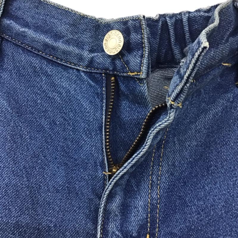 ネオンサイン NEON SIGN パンツ デニム、ジーンズ N0344OEX ワイドデニムスラックスパンツ デニムジーンズ カジュアルパンツ 42 無地 インディゴ / インディゴ /  メンズ USED 古着 中古 10110408