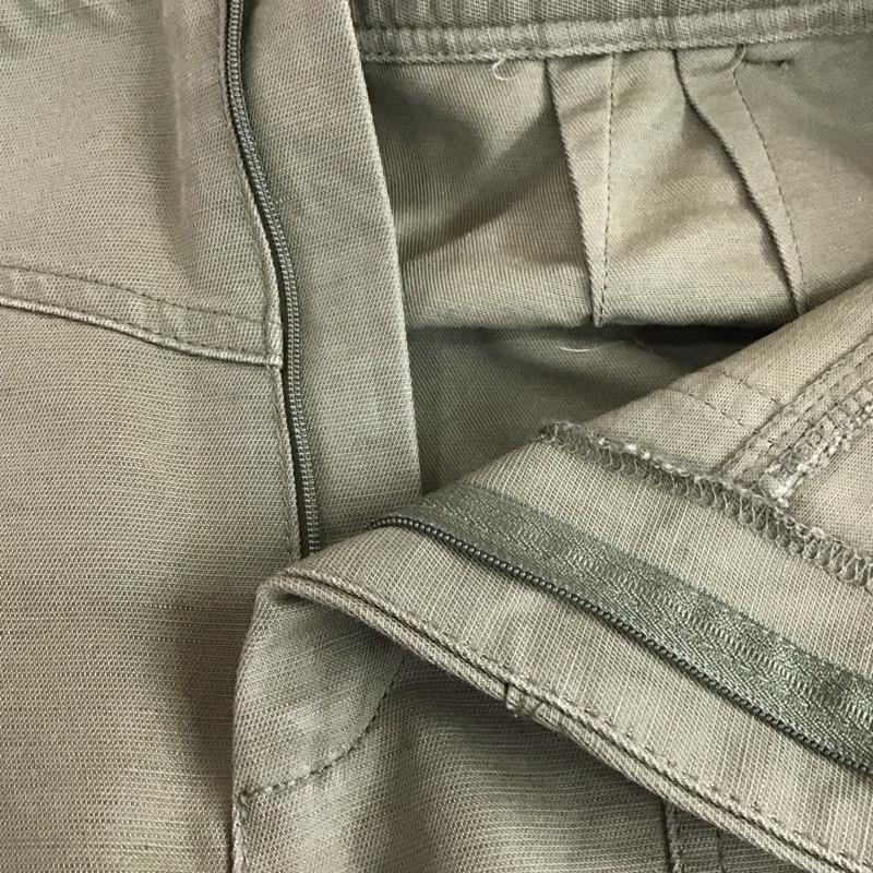 ザラティーアールエフ ZARA TRF パンツ ワークパンツ、ペインターパンツ ミリタリーパンツ ワイドパンツ カジュアルパンツ ストレートパンツ S 無地 カーキ / カーキ /  レディース USED 古着 中古 10117833