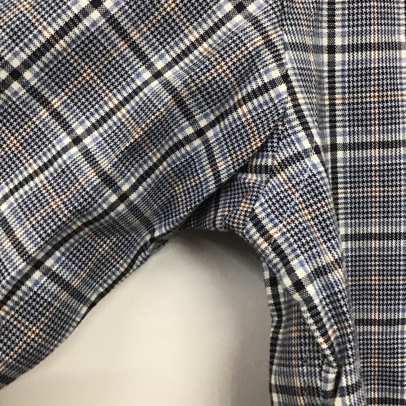 ランバン LANVIN シャツ、ブラウス 長袖 長袖シャツ チェックシャツ カラーシャツ ボタンダウンシャツ L チェック マルチカラー / マルチカラー /  メンズ USED 古着 中古 10145261