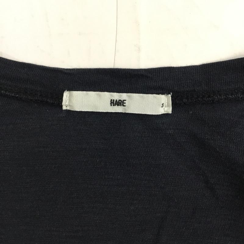 ハレ HARE Tシャツ 半袖 Vネック S 無地 紺 / ネイビー /  メンズ USED 古着 中古 10046249