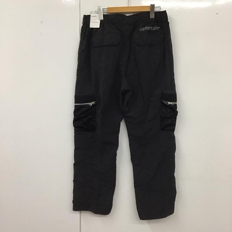 ナイキ NIKE パンツ ワークパンツ、ペインターパンツ dx7857-010 PREMIUMBASKETBALLカーゴパンツ ワイドパンツ XL ロゴ、文字 黒 / ブラック /  メンズ USED 古着 中古 10129511