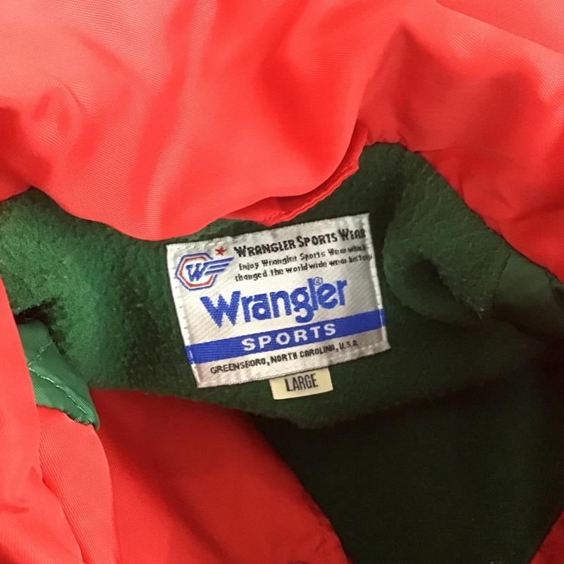 ラングラー Wrangler ジャケット、上着 ジャケット、ブレザー ナイロンジャケット アウター カラージャケット 前ボタン 古着 L プリント 赤 / レッド /  メンズ USED 古着 中古 10106242