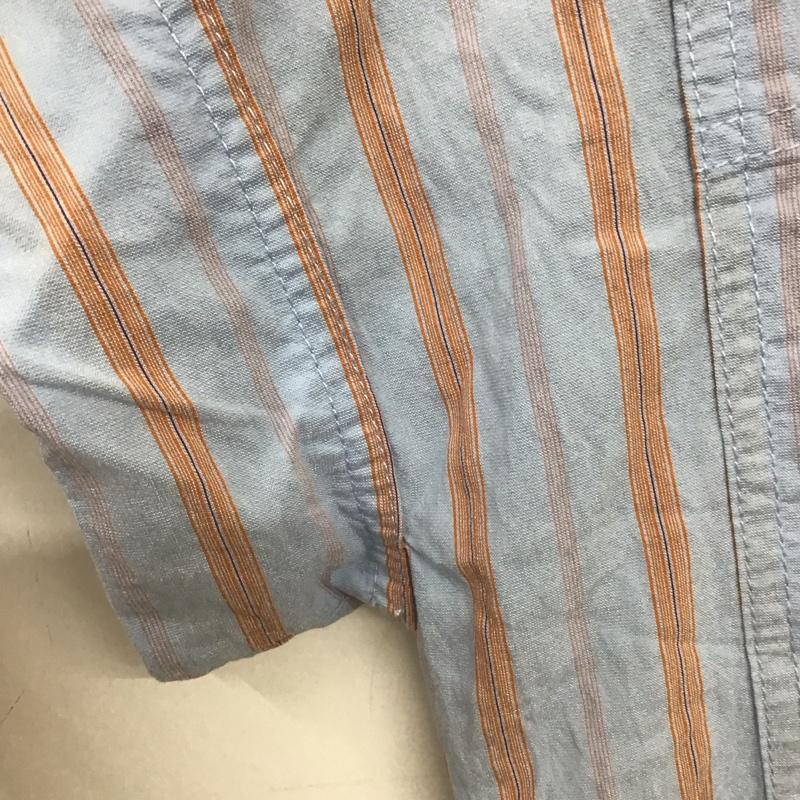 ザラ ZARA シャツ、ブラウス 半袖 S ストライプ マルチカラー / マルチカラー /  レディース USED 古着 中古 10139394