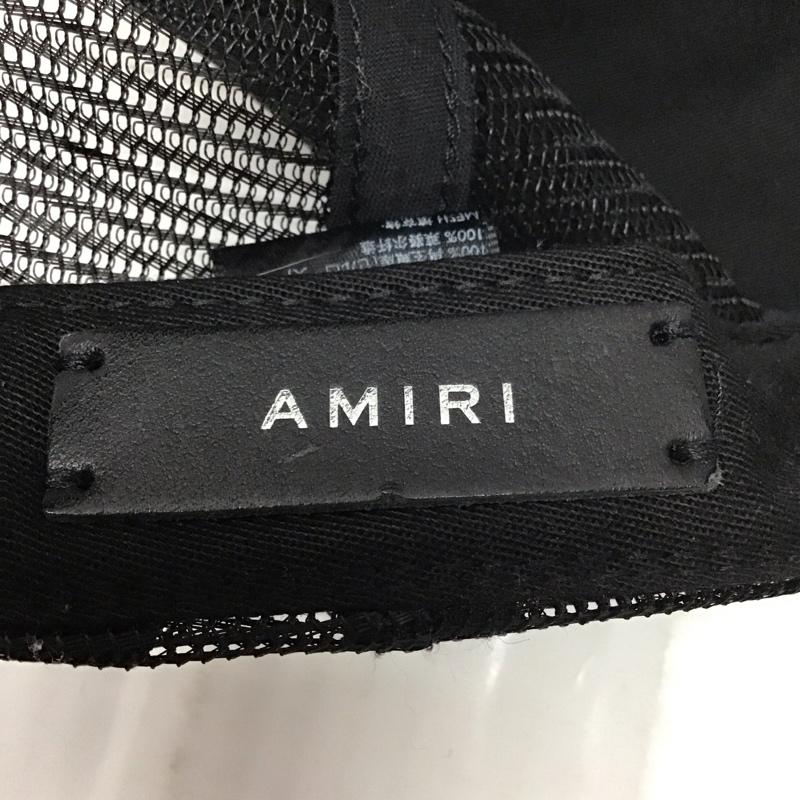 アミリ AMIRI 帽子 キャップ メッシュ ロゴ、文字 黒 / ブラック /  メンズ USED 古着 中古 10113448