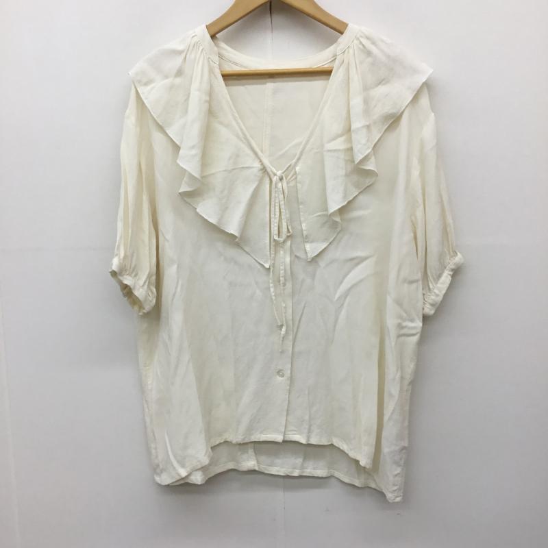 ローリーズファーム LOWRYS FARM シャツ、ブラウス 半袖 LF622140TS FREE 無地 アイボリー / アイボリー /  レディース USED 古着 中古 10141847
