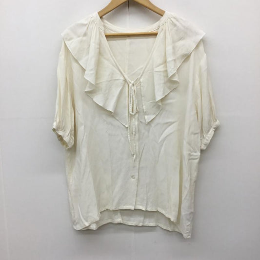 ローリーズファーム LOWRYS FARM シャツ、ブラウス 半袖 LF622140TS FREE 無地 アイボリー / アイボリー /  レディース USED 古着 中古 10141847