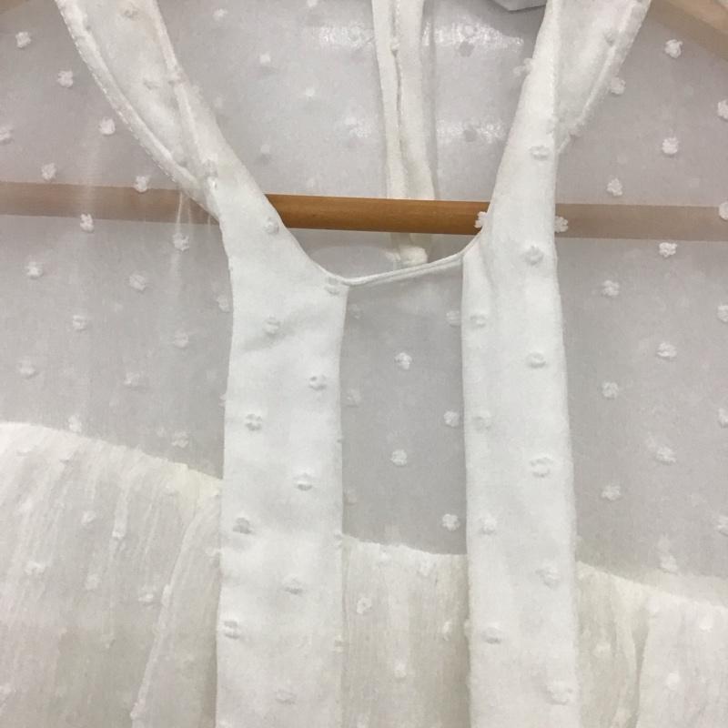 ザラ ZARA シャツ、ブラウス 半袖 S 無地 白 / ホワイト /  レディース USED 古着 中古 10133314