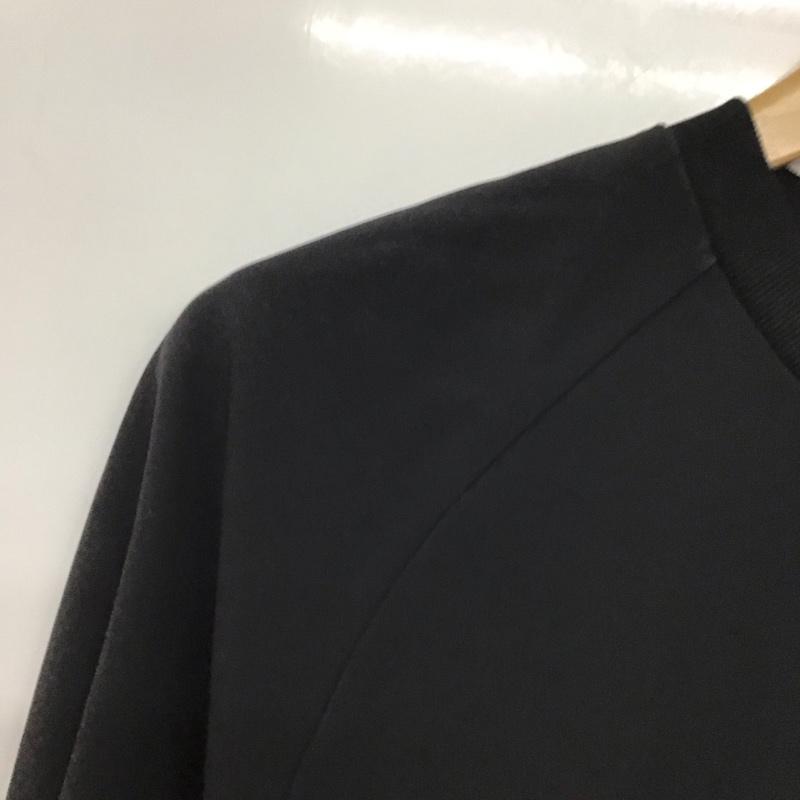 アディダス adidas カットソー 長袖 dx3860 スウェット 長袖トレーナー M ロゴ、文字 黒 / ブラック /  メンズ USED 古着 中古 10144553
