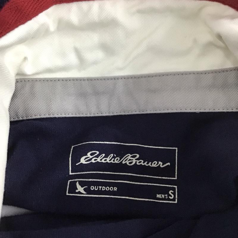 エディーバウアー Eddie Bauer ポロシャツ 半袖 S 無地 紺 / ネイビー /  メンズ USED 古着 中古 10111217