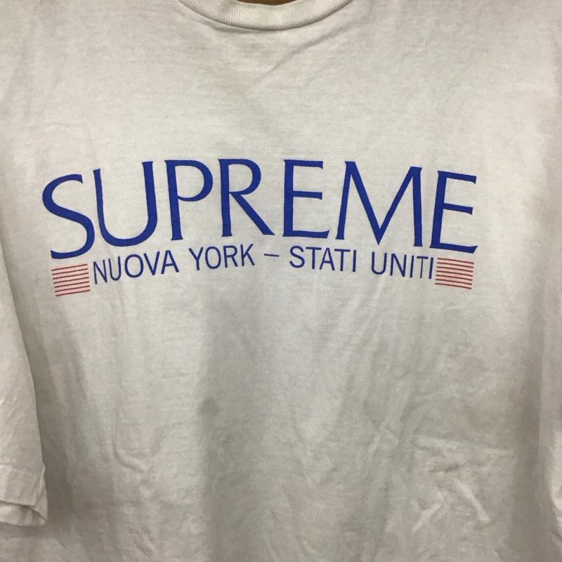シュプリーム Supreme Tシャツ 半袖 20aw NuovaYorkTee プリントTシャツ XL プリント 白 / ホワイト /  メンズ USED 古着 中古 10148036