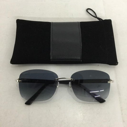 カルティエ Cartier めがね・サングラス サングラス CT0227S グラデーション ロゴ、文字 紺 / ネイビー /  レディース USED 古着 中古 10138341