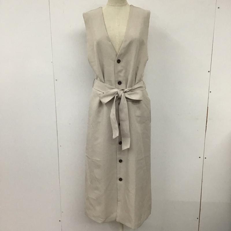 ロペピクニック ROPE  PICNIC ワンピース ロングスカート 36 無地 ベージュ / ベージュ /  レディース USED 古着 中古 10111420
