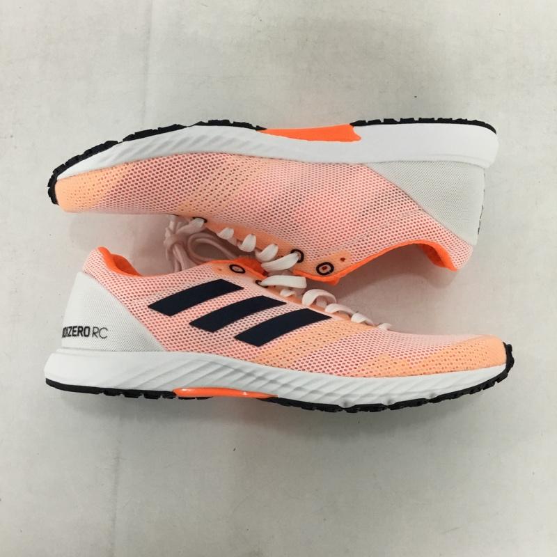 アディダス adidas スニーカー スニーカー F34064 adizero rc ランニングシューズ 22.5cm 箱有 22.5cm ロゴ、文字 白 / ホワイト / X 橙 / オレンジ / X 黒 / ブラック /  レディース USED 古着 中古 10147905