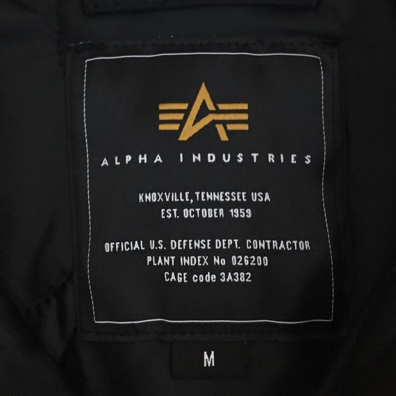 アルファインダストリー Alpha Industries ジャケット、上着 フライトジャケット 2030-401 M 無地 黒 / ブラック /  メンズ USED 古着 中古 10139999