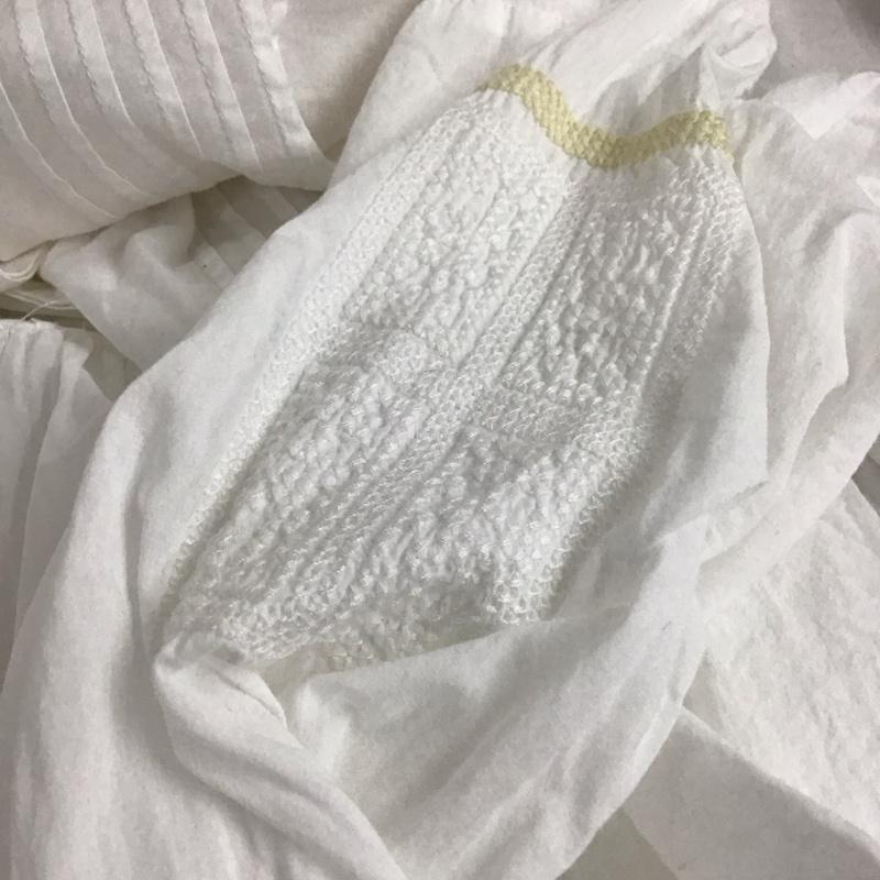 ジーナシス JEANASIS シャツ、ブラウス 長袖 JS064797MW バンドカラー FREE 刺繍 白 / ホワイト /  レディース USED 古着 中古 10150818