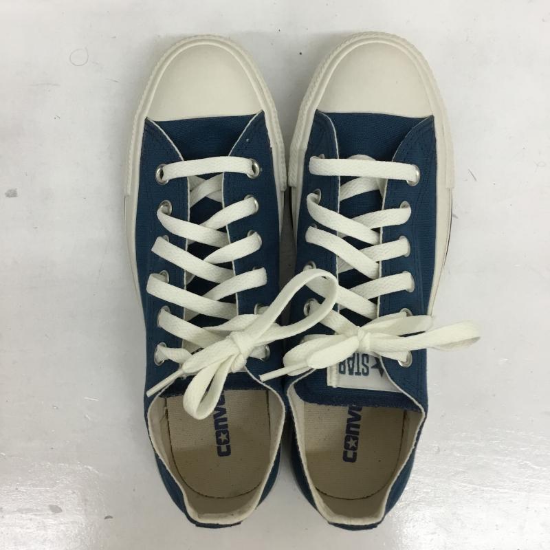 コンバース CONVERSE スニーカー スニーカー 1SC767 ローカットスニーカー 24.5cm 無地 青 / ブルー / X 白 / ホワイト /  レディース USED 古着 中古 10130253