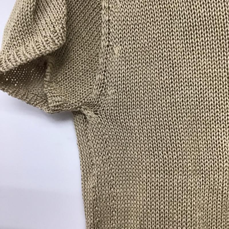マックスマーラ MaxMara カットソー 半袖 コットンニット S 無地 ベージュ / ベージュ /  レディース USED 古着 中古 10150817