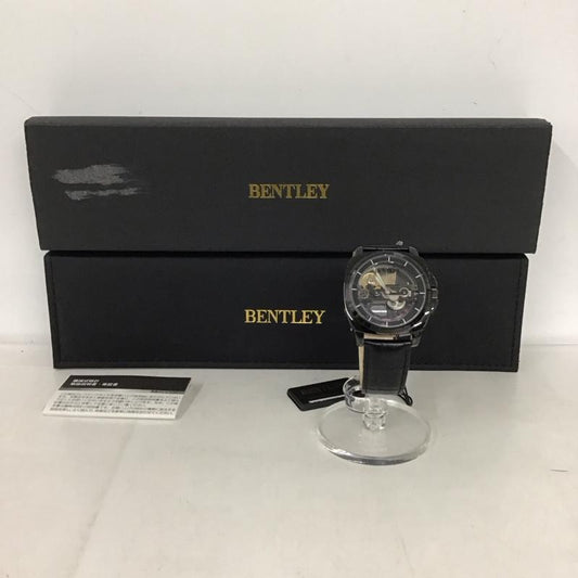 ベントレー BENTLEY 腕時計 アナログ（自動巻き） BT-AM077 機械式ウォッチ 箱有 ロゴ、文字 黒 / ブラック /  メンズ USED 古着 中古 10134040
