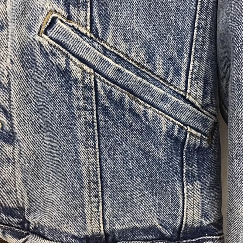 カルバン・クライン Calvin Klein ジャケット、上着 ジャケット、ブレザー デニムジャケット Gジャン アウター カジュアルジャケット M 無地 インディゴ / インディゴ /  メンズ USED 古着 中古 10141811